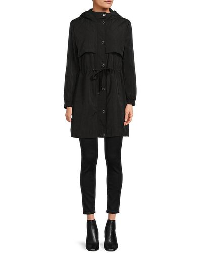 Calvin Klein Quilted Trim Jacket - Black