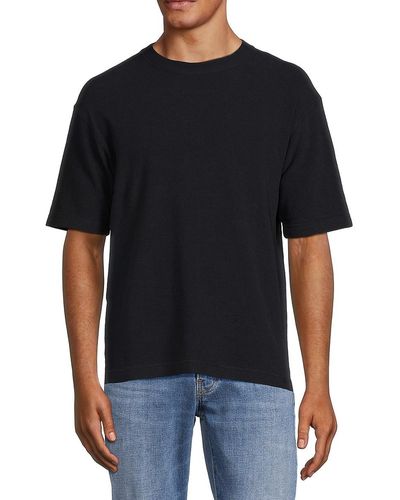 Theory Kyrie Drop Shoulder T Shirt - Black