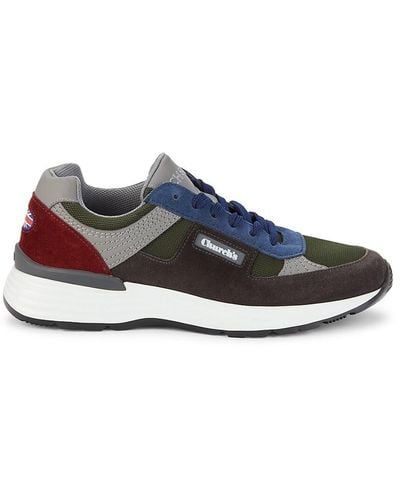 Church's Logo Colorblock Trainers - Blue
