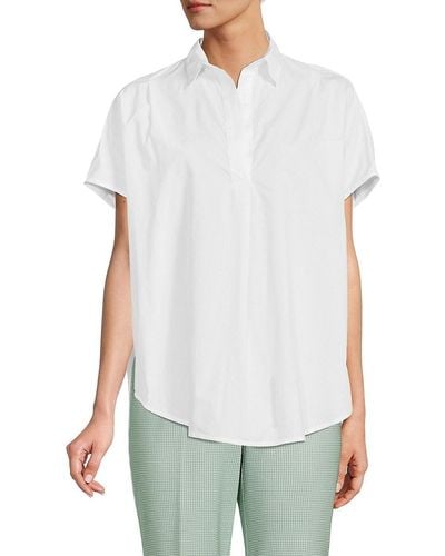 French Connection Cele Rhodes Poplin Shirt - White