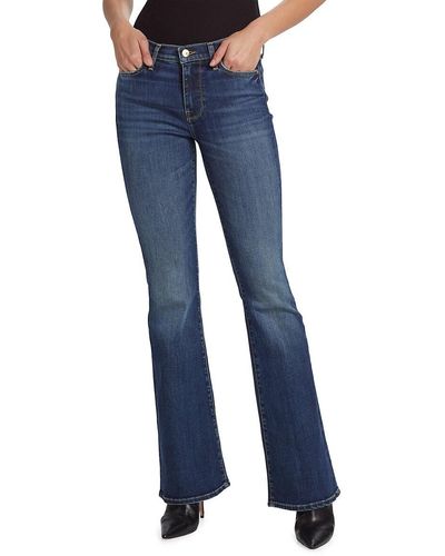 7 For All Mankind Ali High Rise Flare Jeans - Blue
