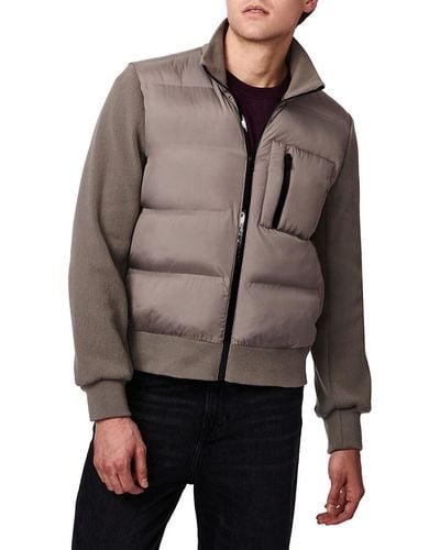Bernardo Knit Puffer Jacket - Gray