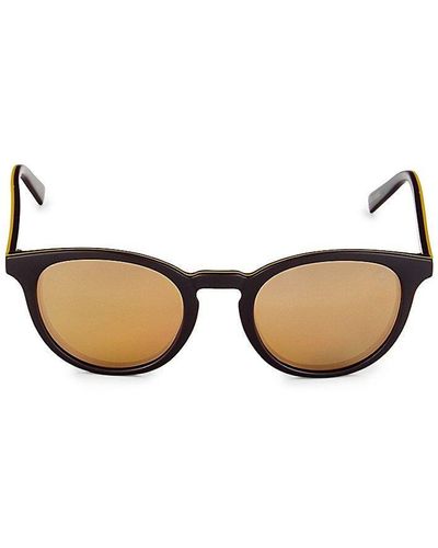 Timberland 50mm Oval Sunglasses - Natural