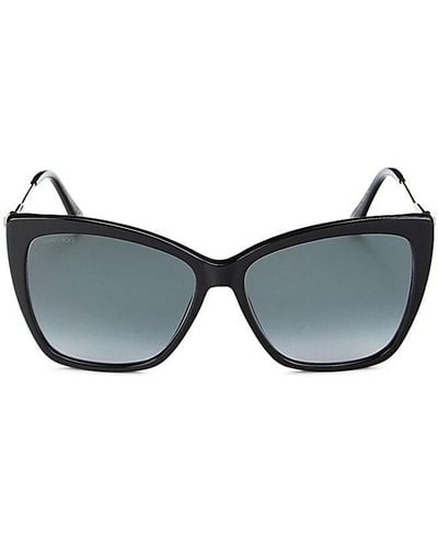 Jimmy Choo Seba/s 58mm Cat Eye Sunglasses - Black