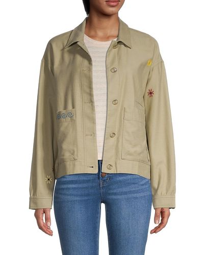 Madewell embroidered shop passage jacket