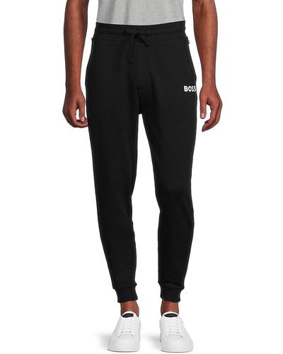 BOSS Logo Pyjama Trousers - Black