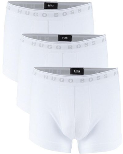BOSS by HUGO BOSS 3-pack Logo Boxer Briefs - White
