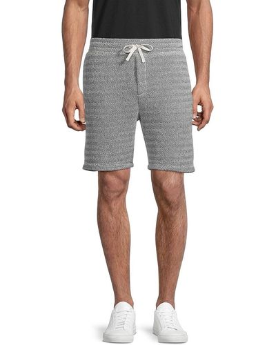 Vince Loose Knit Pull-on Shorts - Grey