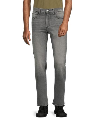 Joe's Jeans The Brixton Faded Straight & Narrow Fit Jeans - Gray