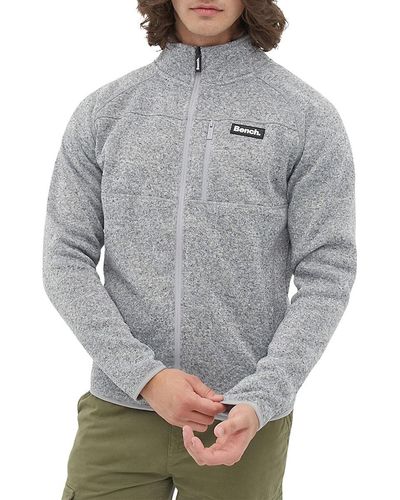 Bench Wylden Mockneck Fleece Jacket - Gray