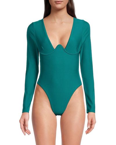 Andrea Iyamah Amar One-Piece Swimsuit - Green