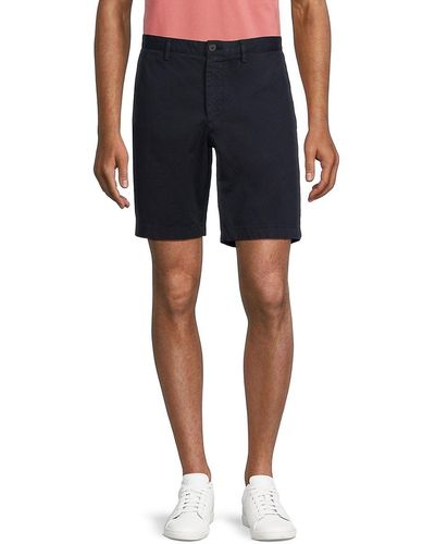 Theory Zaine Solid Shorts - Blue
