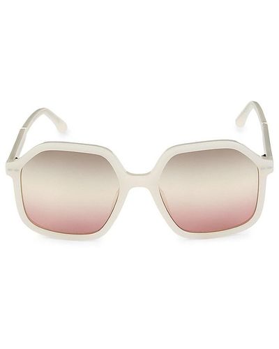 Isabel Marant 55mm Square Sunglasses - Natural
