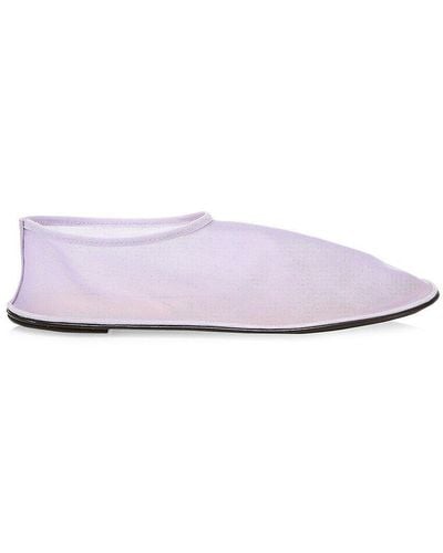 The Row Mesh Sock Flats - Purple