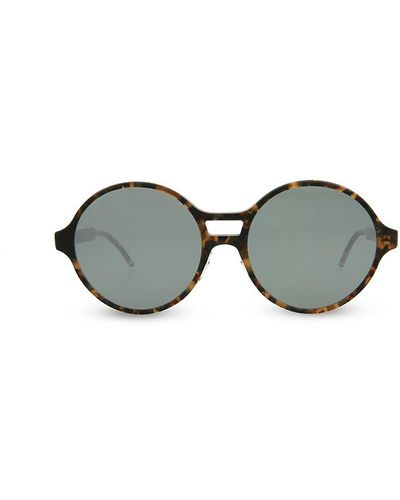 Thom Browne 63mm Retro Round Sunglasses - Multicolor