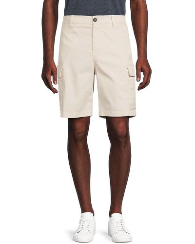 Brunello Cucinelli Flat Front Bermuda Shorts - Natural