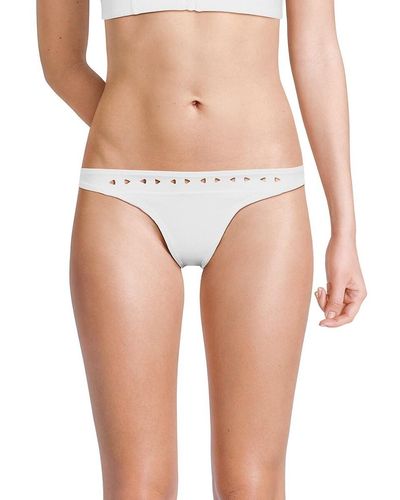 Body Glove Constellation Eyelet Bikini Bottom - White