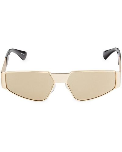 Moschino 59mm Geometric Sunglasses - Metallic