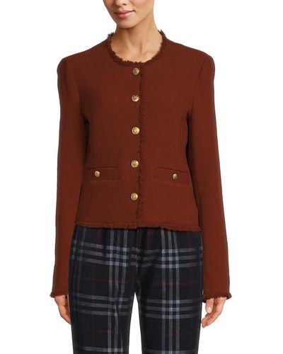 Rag & Bone Carmen Virgin Wool Jacket - Red