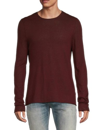 Zadig & Voltaire Teiss Cashmere Long Sleeve Top - Red
