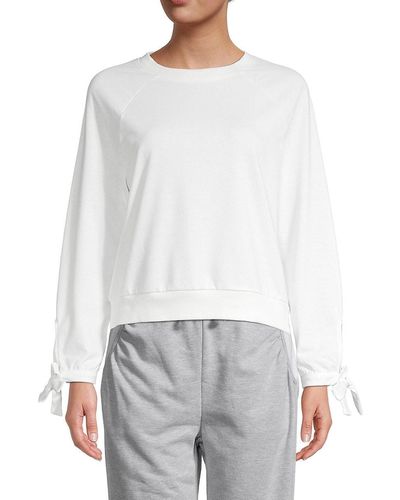 BCBGeneration Knit Sweatshirt - White