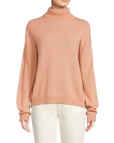 Velvet Ellie Mockneck Cashmere Sweater - Multicolor