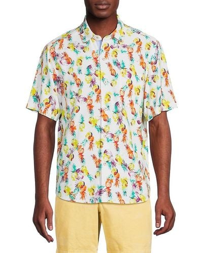 Tommy Bahama 'Veracruz Cay Pineapple Print Shirt - White
