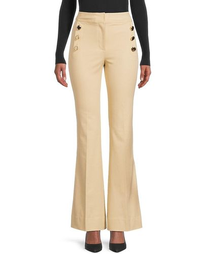 10 Crosby Derek Lam Robyn Sailor Flare Trousers - Natural