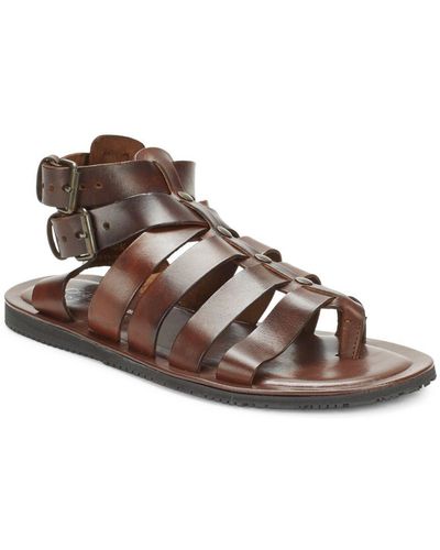 Saks Fifth Avenue Leather Gladiator Sandals - Brown