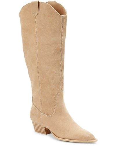 Dolce Vita Ethan Suede Boots - Natural