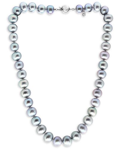Effy 925 Sterling Silver & 10mm Freshwater Pearl Necklace - White