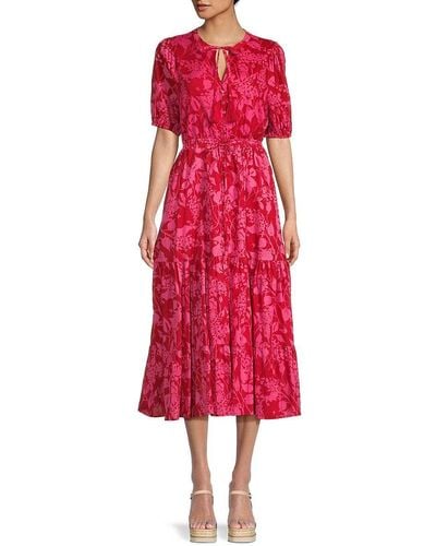 saks off 5th formal dresses Modest Red Lace Prom Dress Mermaid Long Sleeve – alinanova