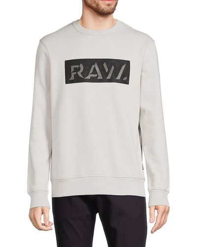 G-Star RAW Logo Sweatshirt - White