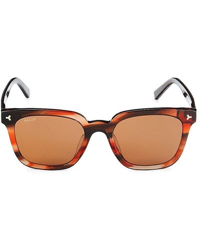 Bally 54mm Square Sunglasses - Brown