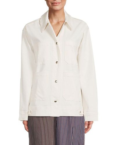 Solid & Striped 'The Ashton Utility Jacket - White