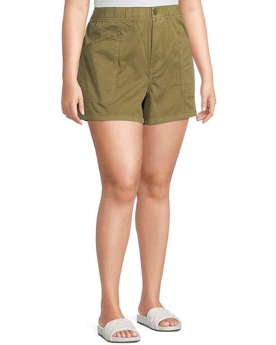 Madewell Utility Pull On Shorts - Green