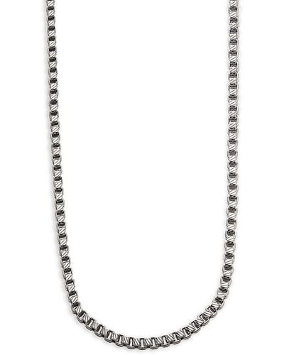 Effy Ruthenium Plated Sterling Chain Necklace - Black
