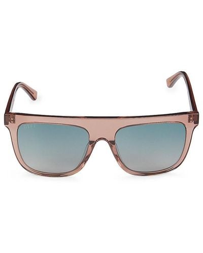 DIFF 55mm Rectangle Sunglasses - Multicolor