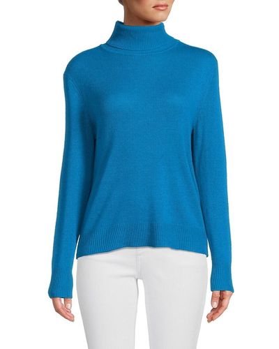 360 Sweater Catelynn Cashmere Sweater - Blue