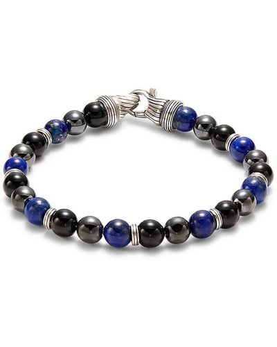 Esquire Multi Stone Beaded Bracelet - Blue