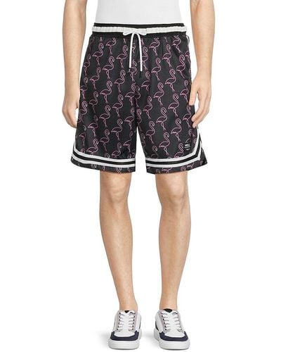 Wesc 'Flamingo Basketball Shorts - Black