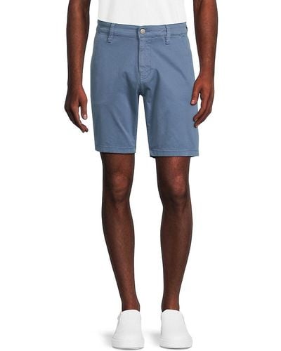Mavi Noah Solid Chino Shorts - Blue