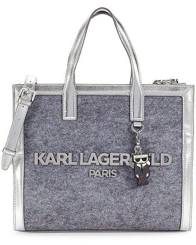 Buy LYON MONOGRAM BAGUETTE SHOULDER BAG Online - Karl Lagerfeld Paris