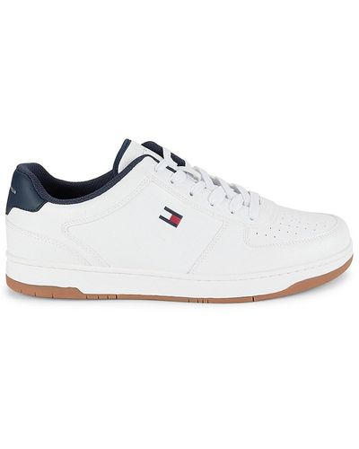 Tommy Hilfiger Perforated Trainers - White