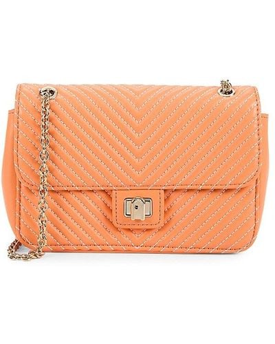 Furla Pattern Leather Crossbody Bag - Orange
