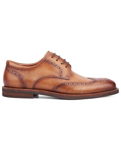 Vintage Foundry Irwin Leather Derby Shoes - Brown