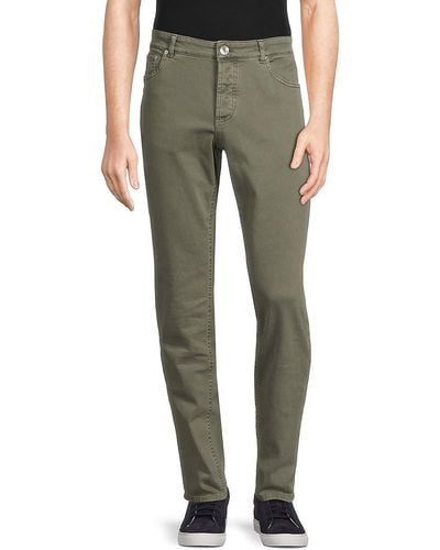 Brunello Cucinelli Traditional Fit Jeans - Green