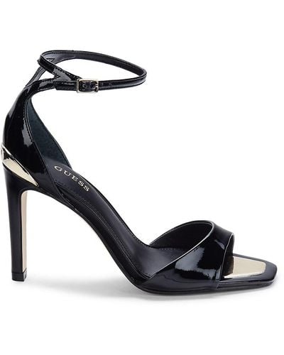 Guess Ankle-loop Stiletto Sandals - Black