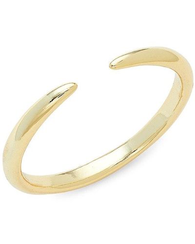 Shashi Talia 14K Goldplated Ring - Metallic