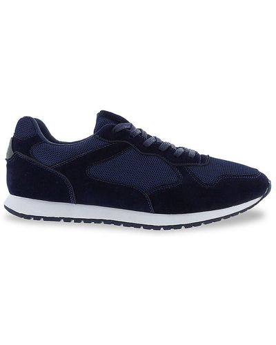 English Laundry Fisher Mesh & Suede Sneakers - Blue